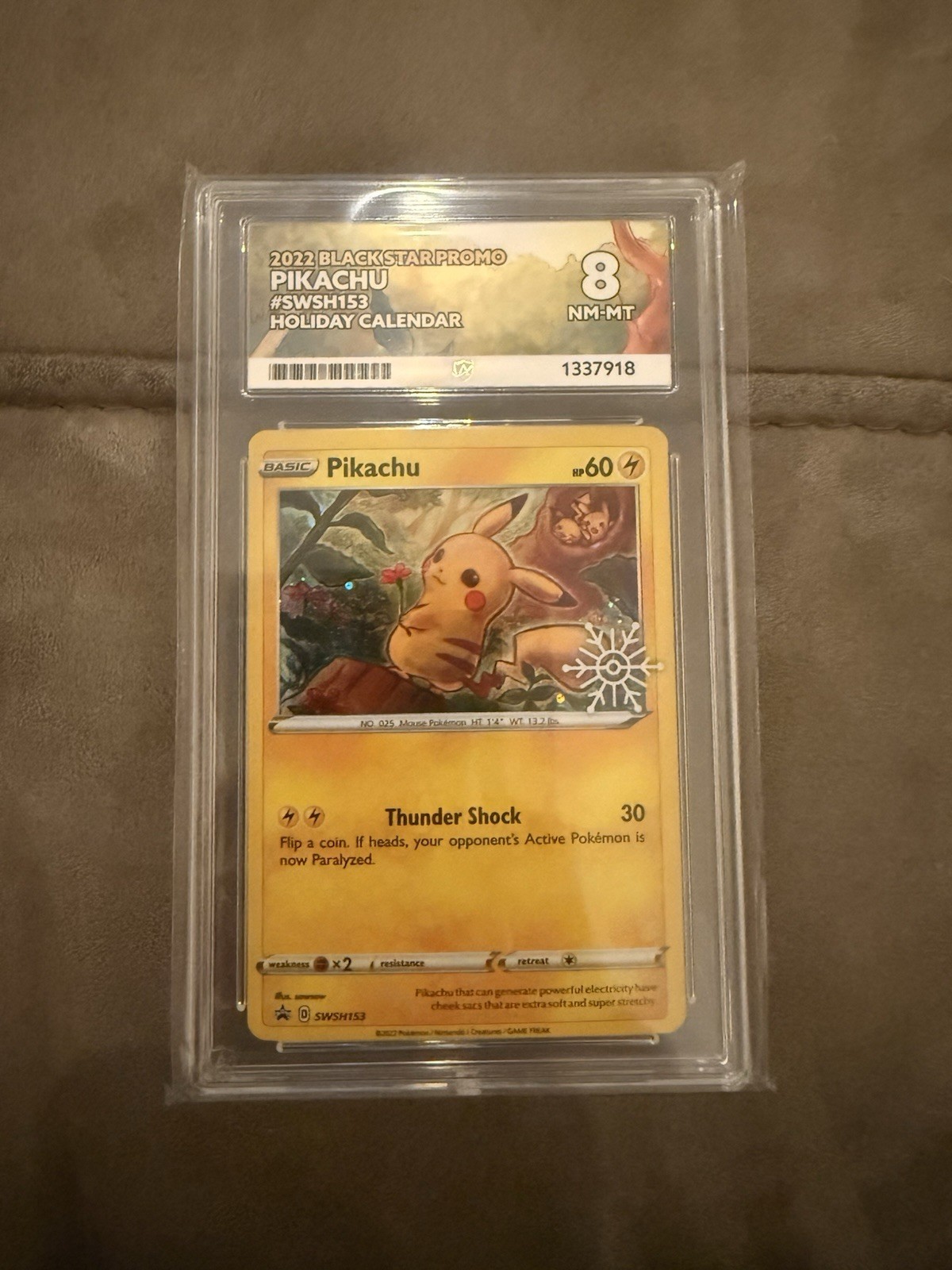 Pikachu SWSH153 Holiday Calendar Ace 8