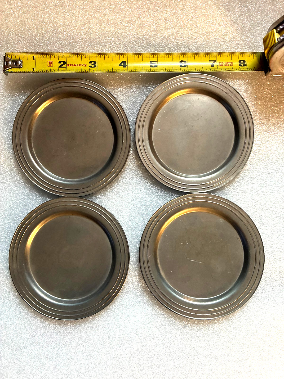 Vintage Rein Zinn Pewter Coasters
