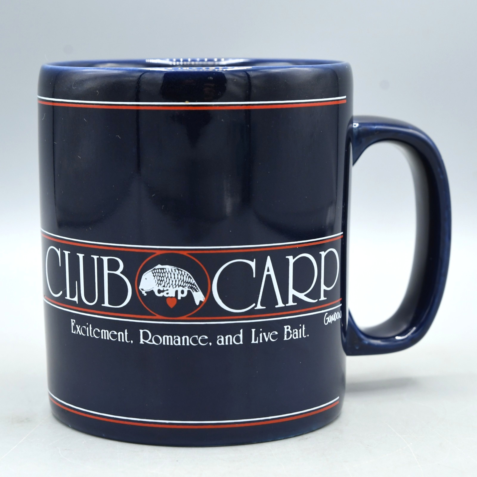 Vintage Club Carp Mug 1983 Dick Guindon Minnesota Star Tribune Comic Kiln Craft