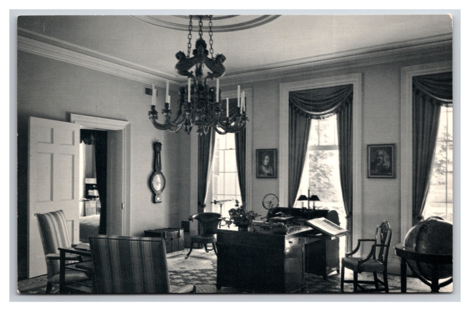 Boscobel  Restoration Thomas Hope Chandelier Garrison-On-Hudson NY Postcard K18