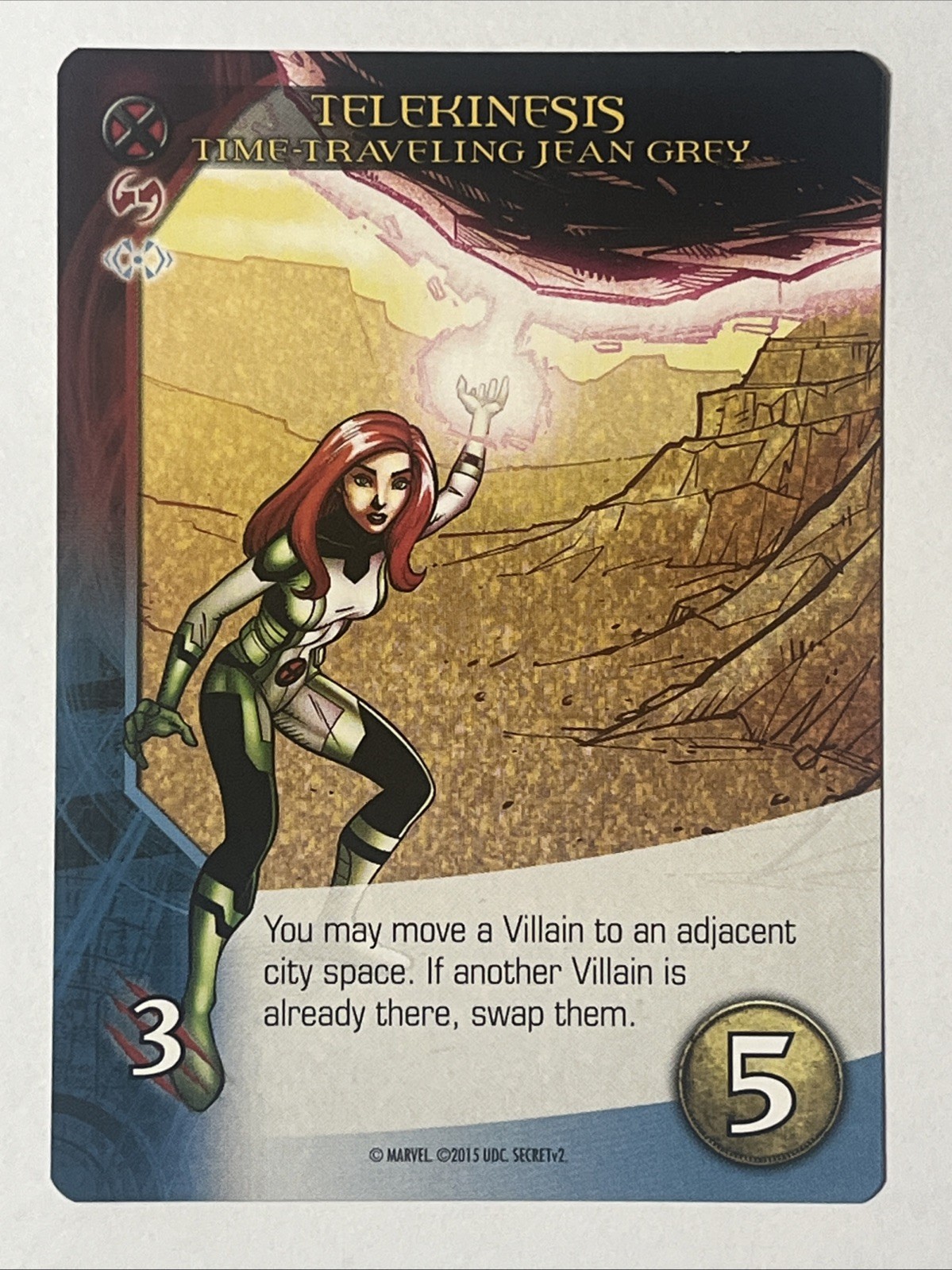 TIME-TRAVELING JEAN GREY TELEKINESIS Upper Deck Marvel Legendary TIME-TRAVELING JEAN GREY TELEKINESIS Upper Deck Marvel Legendary