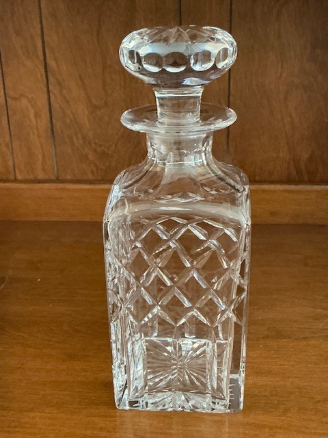 Cartier Cut Crystal Brandy Decanter
