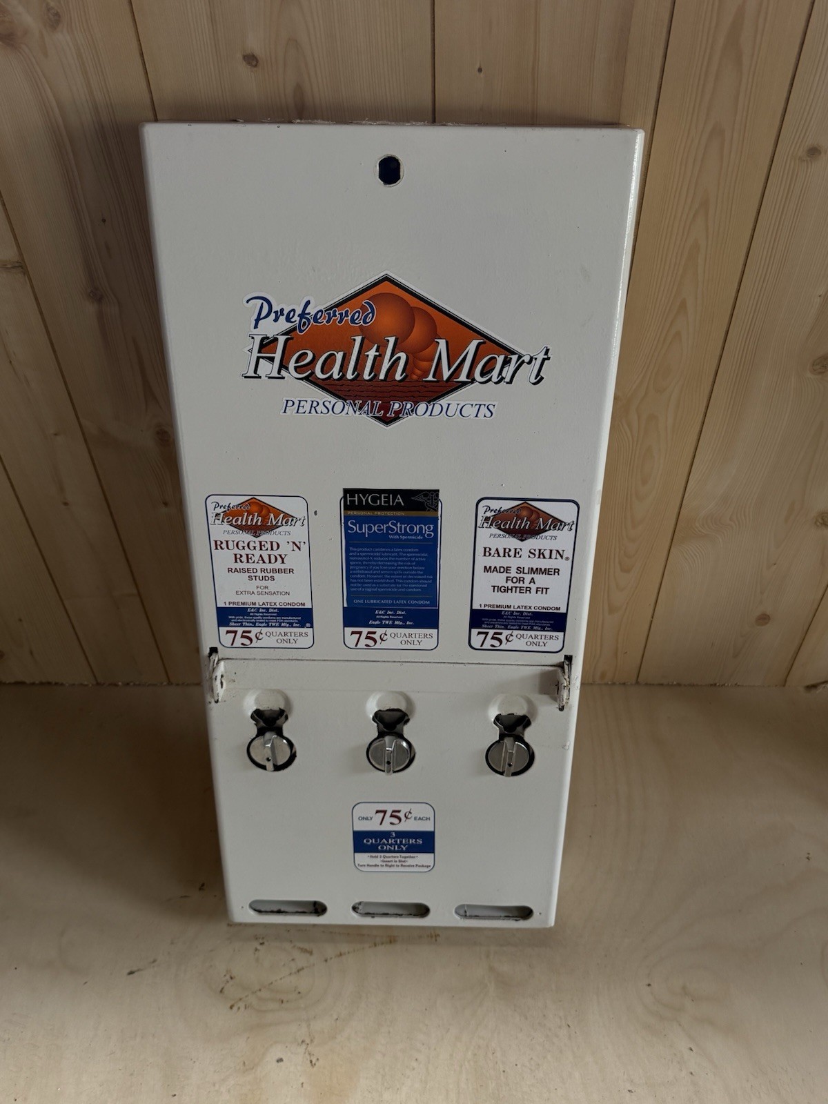 VINTAGE 1970 CONDOM MACHINE PREVIOUSLY REFURBISHED NOVELTY ITEM VINTAGE 1970 CONDOM MACHINE PREVIOUSLY REFURBISHED NOVELTY ITEM