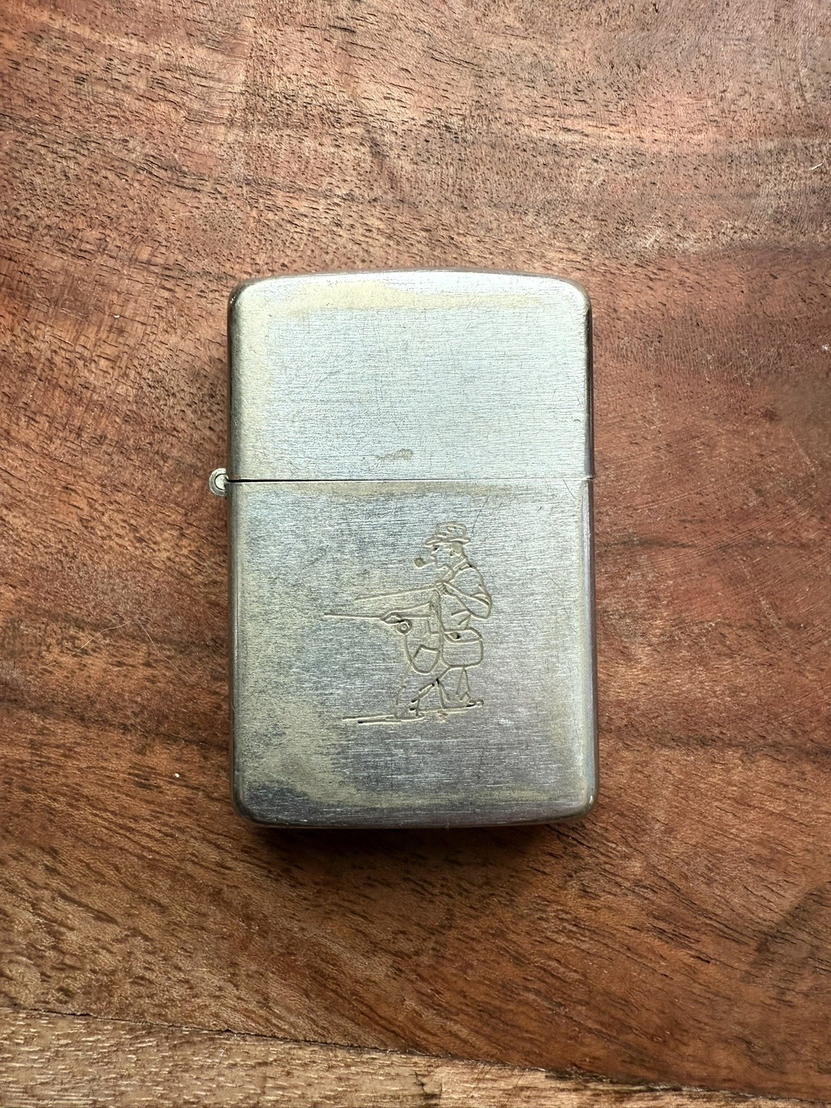1947 Original  Vintage Zippo Lighter “Fisherman” 1937-1950 *RARE* 