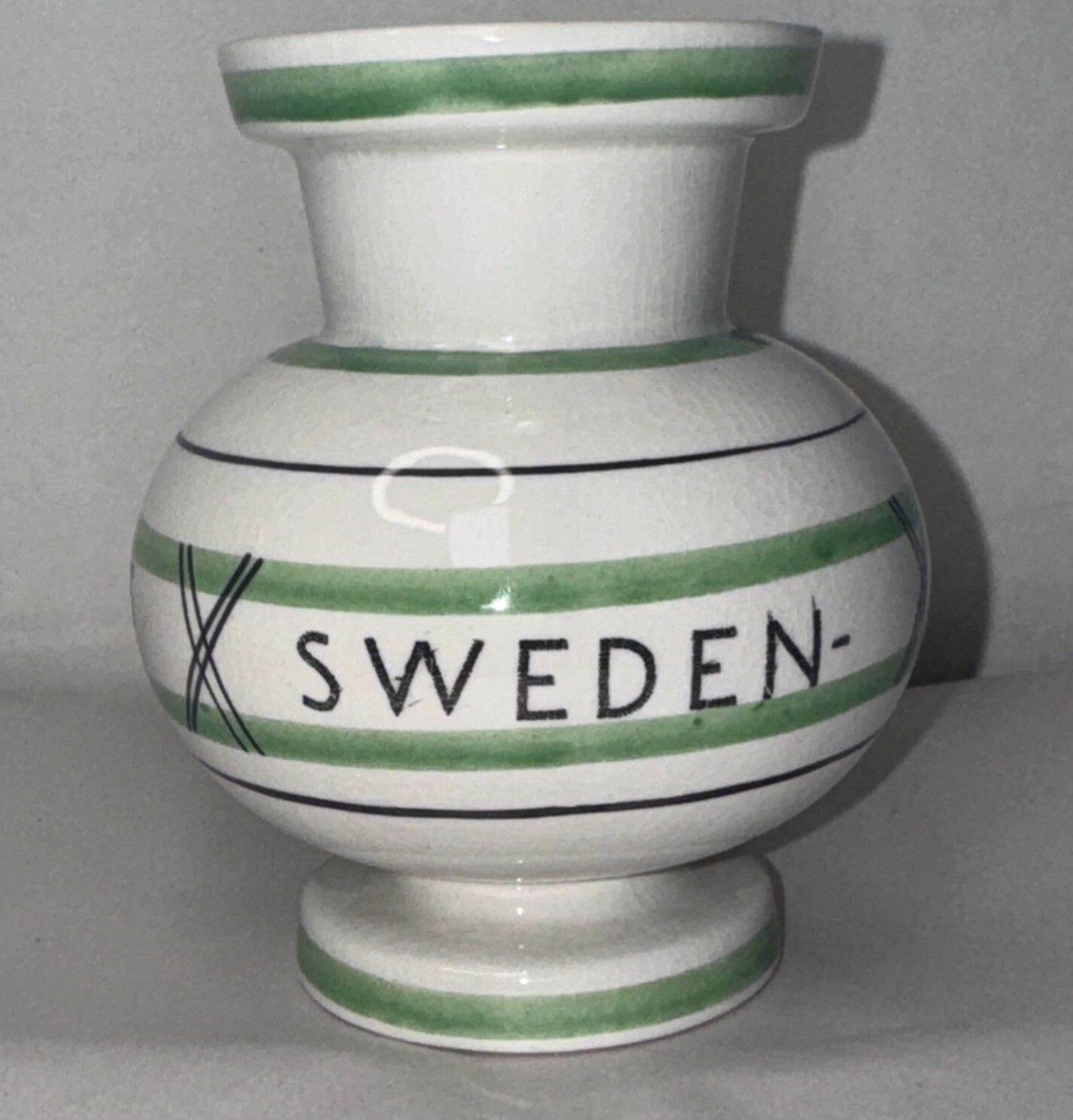 1933 World's Fair Chicago Sweden Vase Design Arthur Percy By Gefle