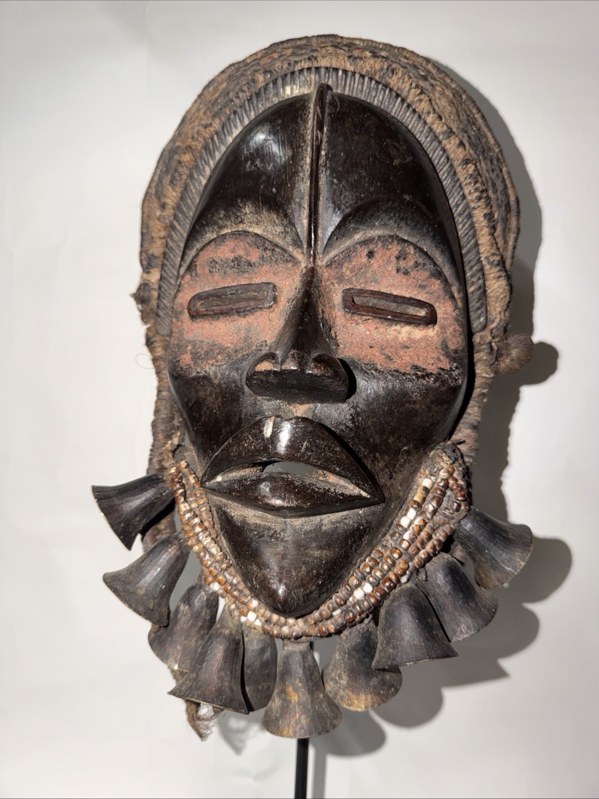 Vintage Dan Mask Hand Carved Wood