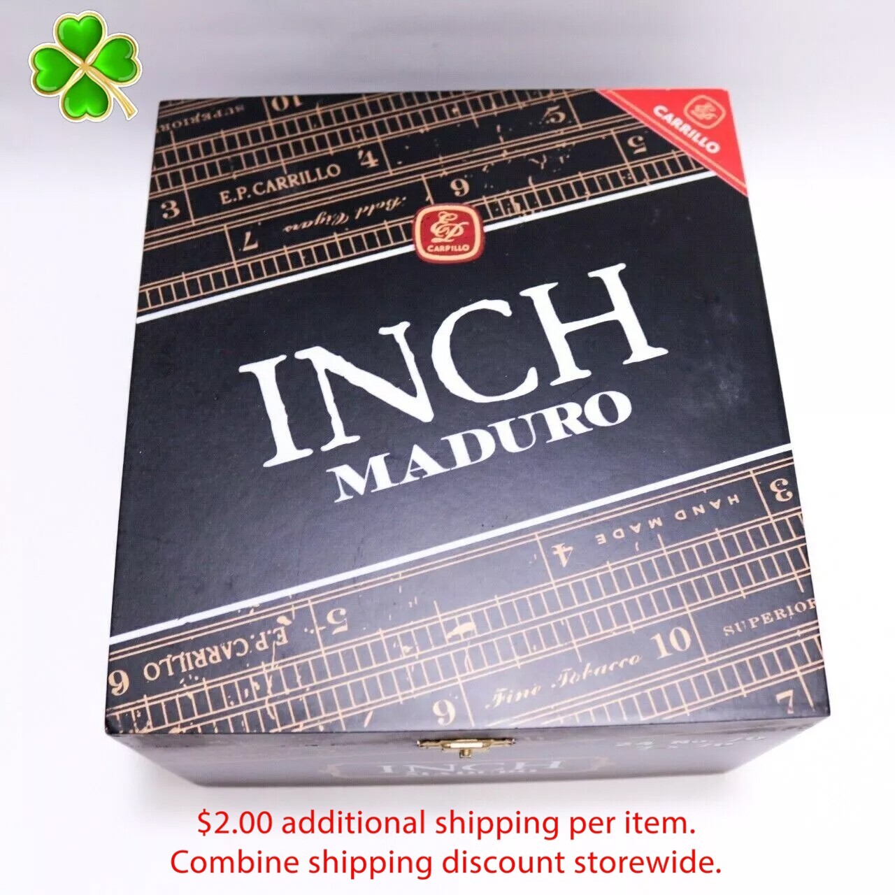 Inch Maduro No. 70 Empty Wood Cigar Box 8\