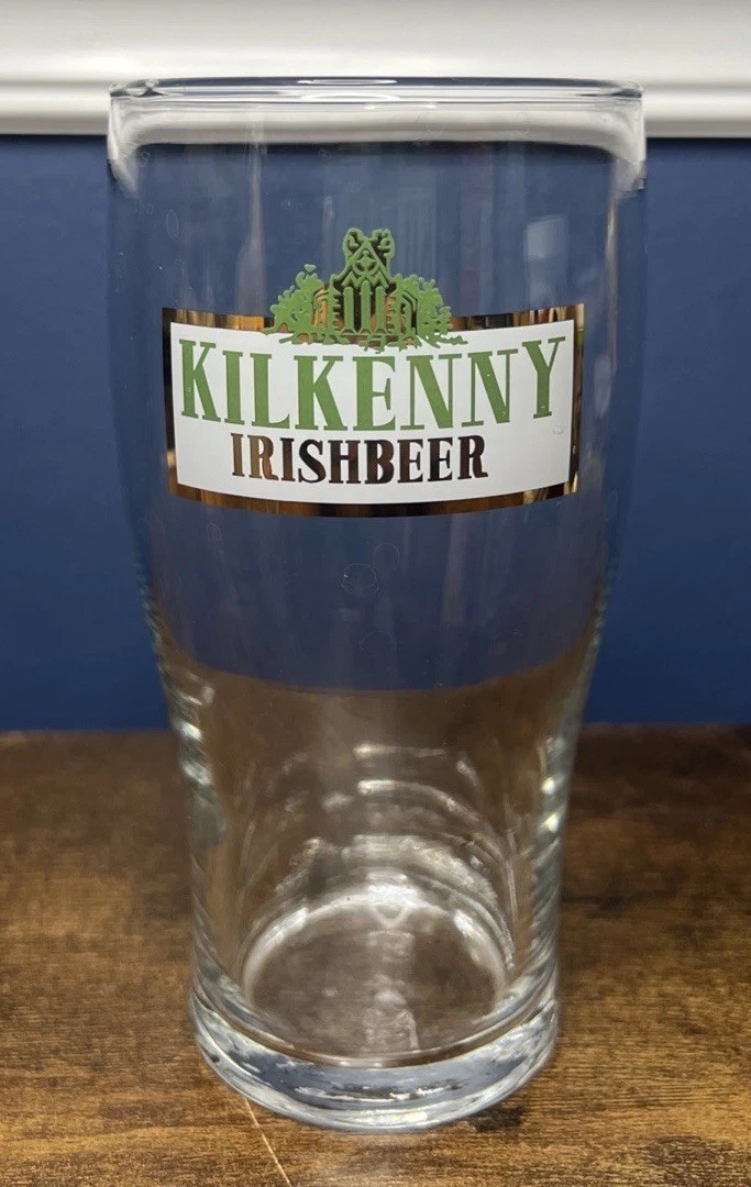 Vintage Kilkenny Irish Beer Glass 1 Pint