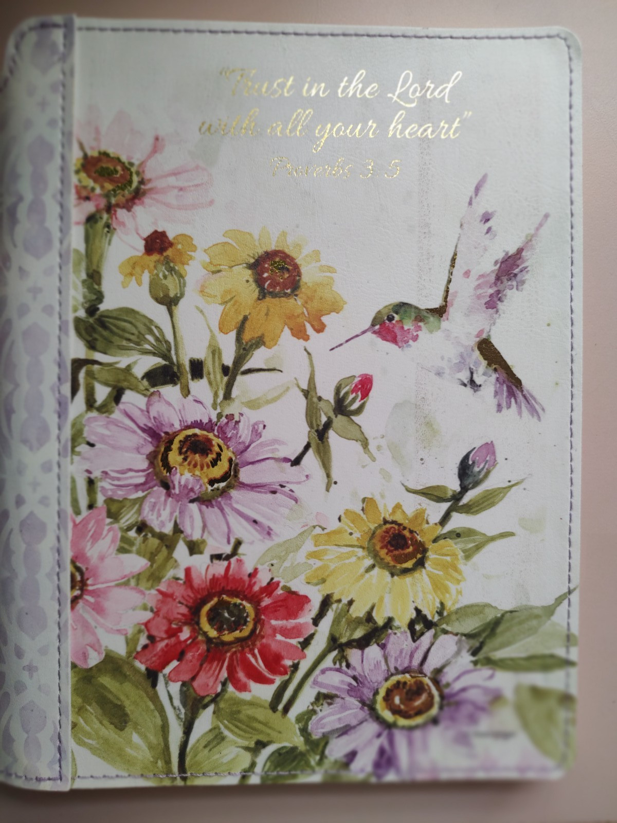 Lang ~ Hummingbird of Hope Prayer Journal  4 Sections/192 Pgs Ribbon Marker  NEW