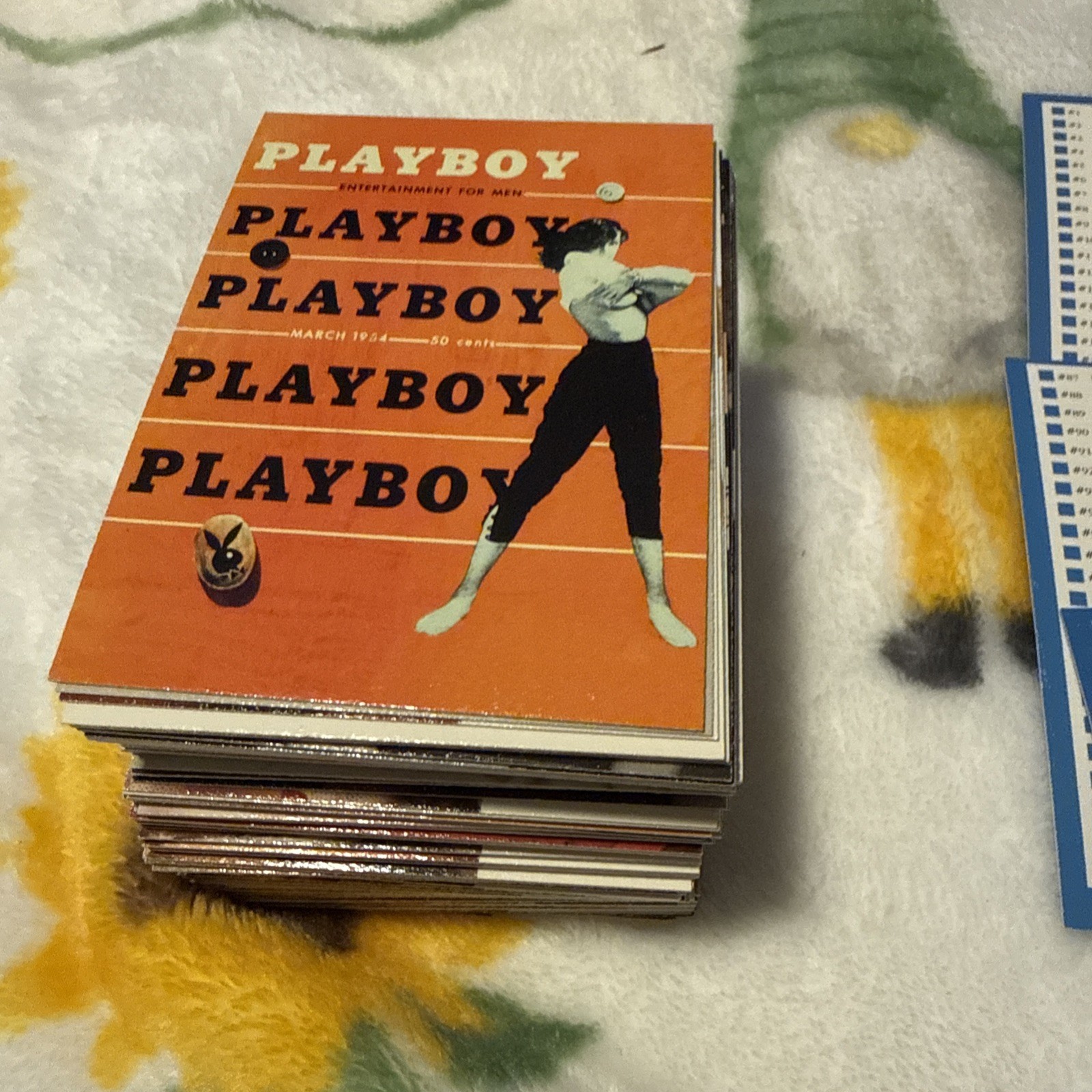 NM-M Playboy Centerfold Collection 120 Card Set W/ checklist & 6 preview cards