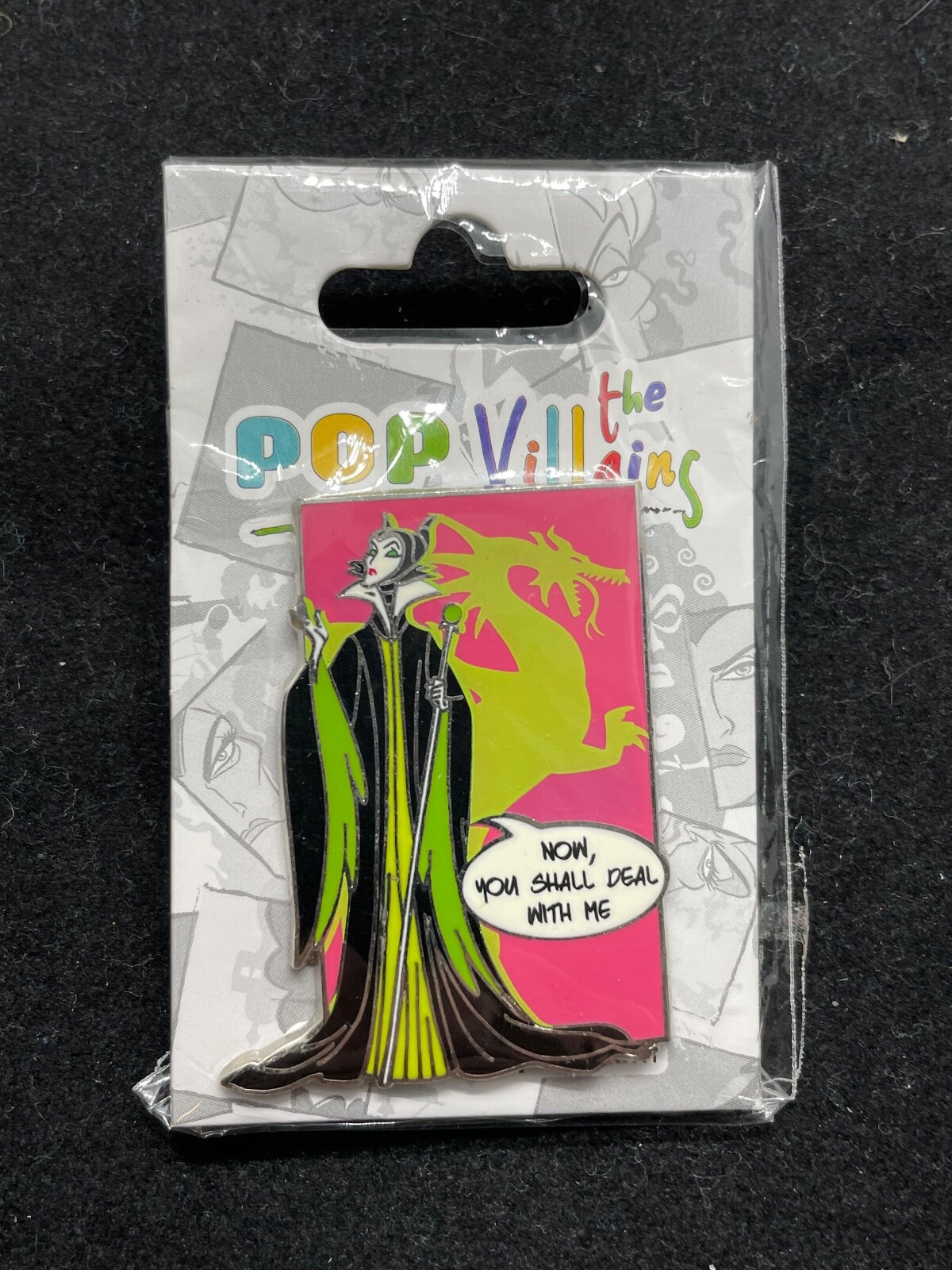 Disney Pin - DLP - Maleficent - Pop Villain - Now You Shall Deal With Me 105592