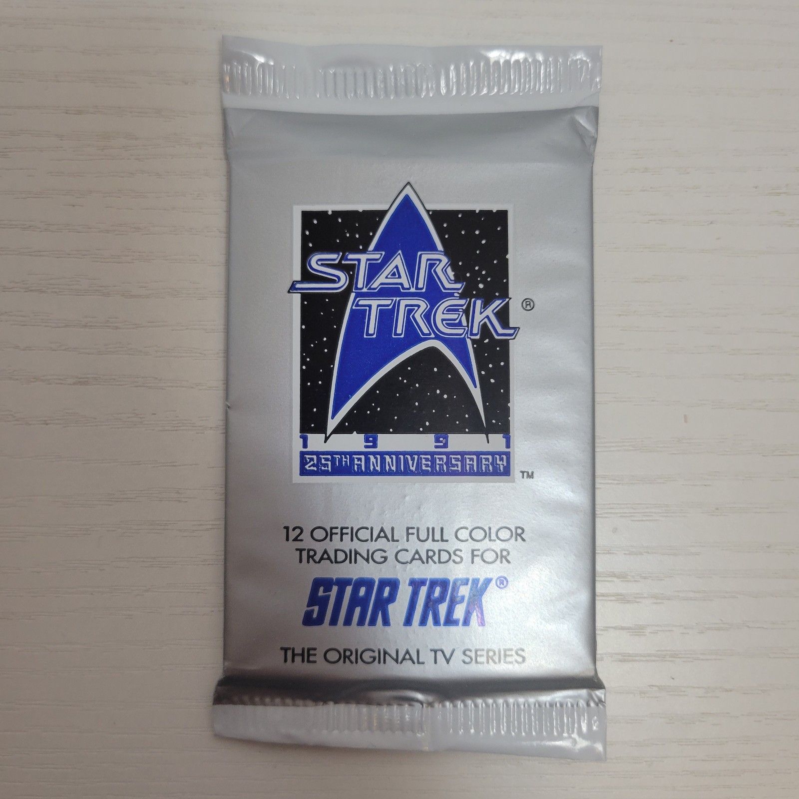 Vintage 1991 Star Trek Original Trading Cards Sealed Pack 