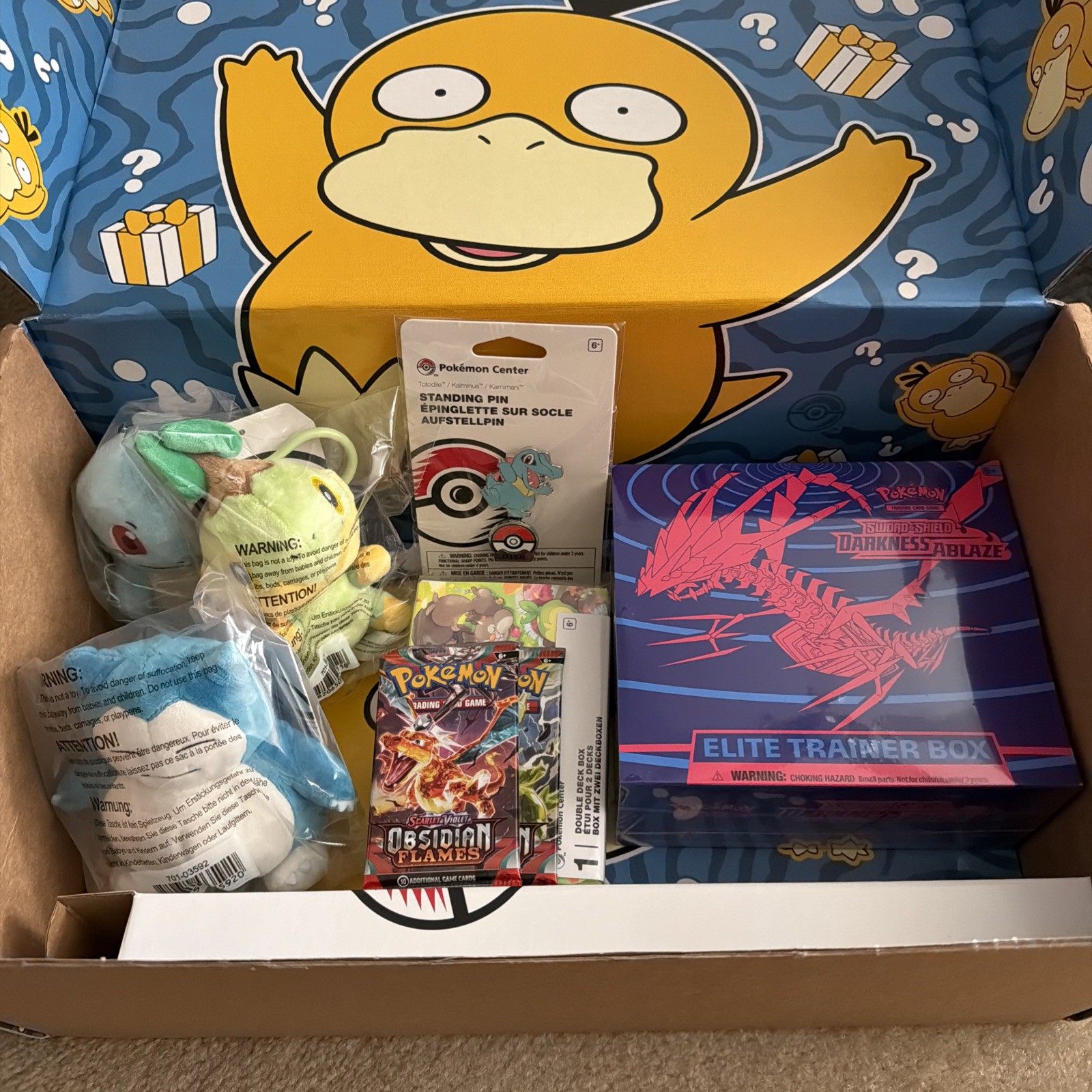 2026 Pokemon Center Special Delivery Box ACCESSORIES And Darkness Ablaze ETB