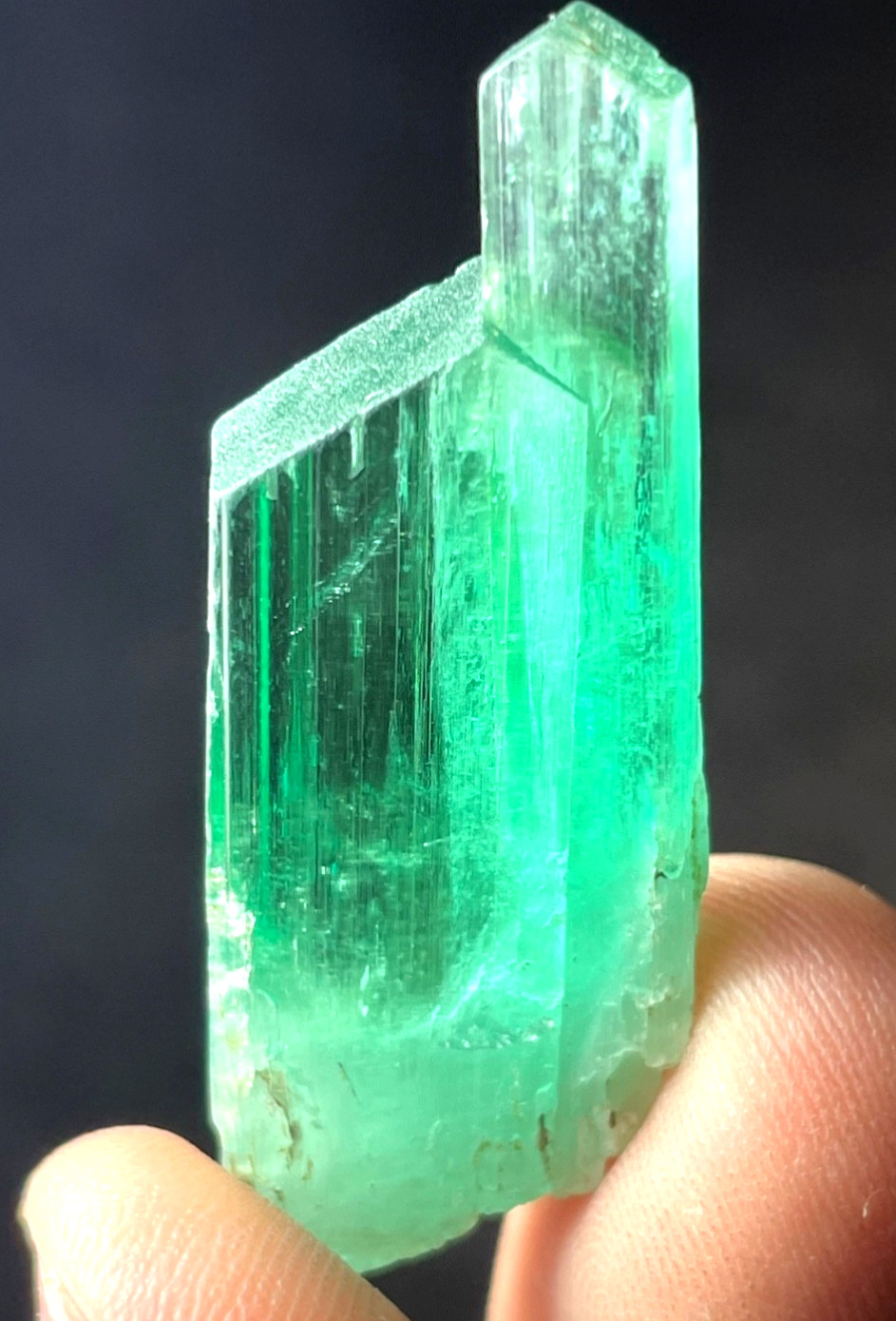 38ct kunzite crystal from Afghanistan