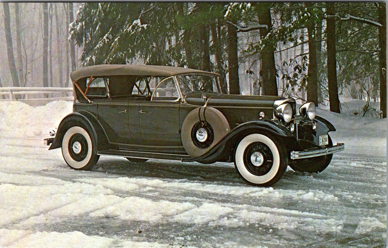 1932 Lincoln Model KB Dual Cowl Phaeton - Vintage Car Postcard