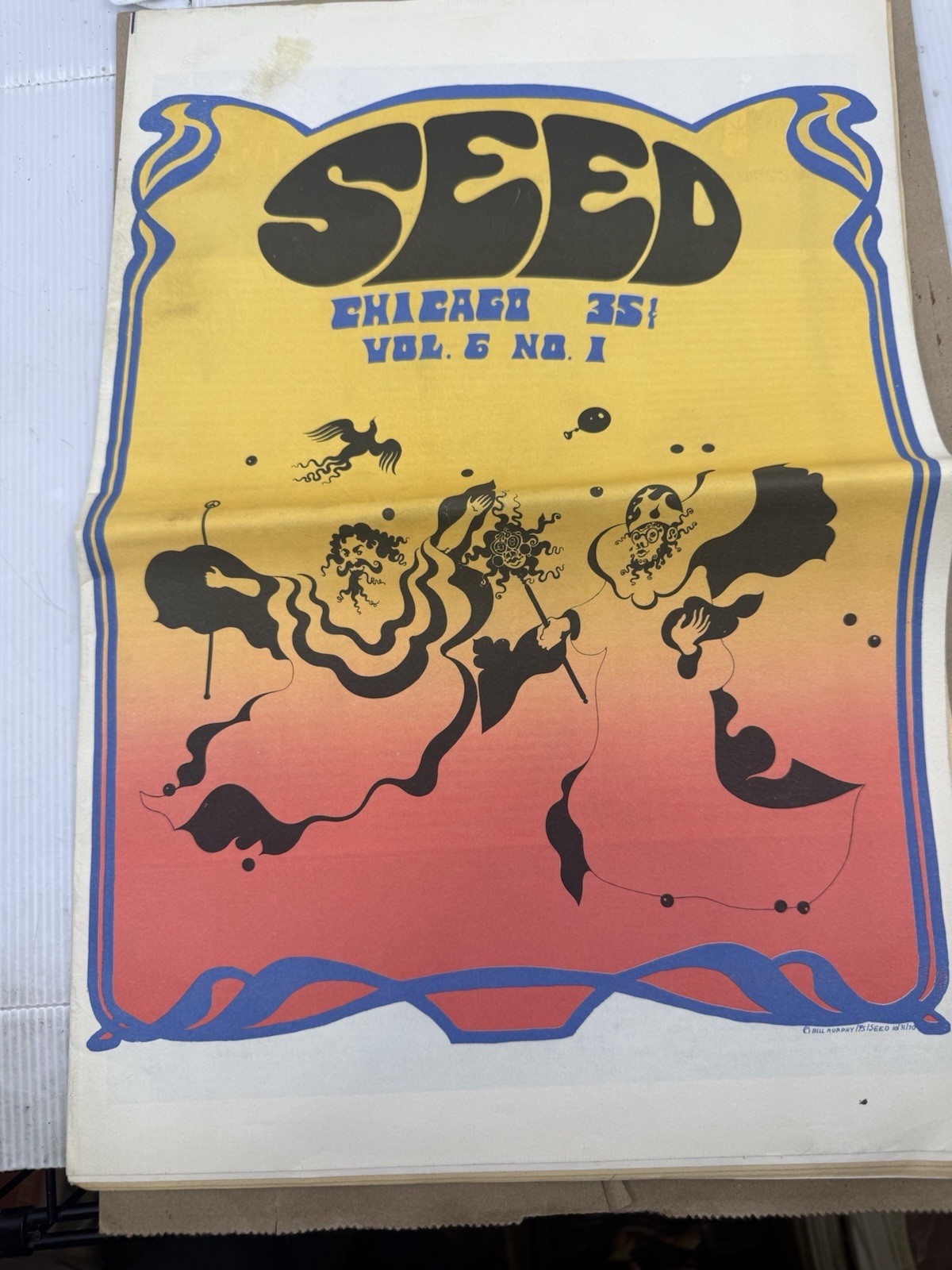 Rare 1960s Chicago The Seed Underground magazine/newspaper/psychedelic