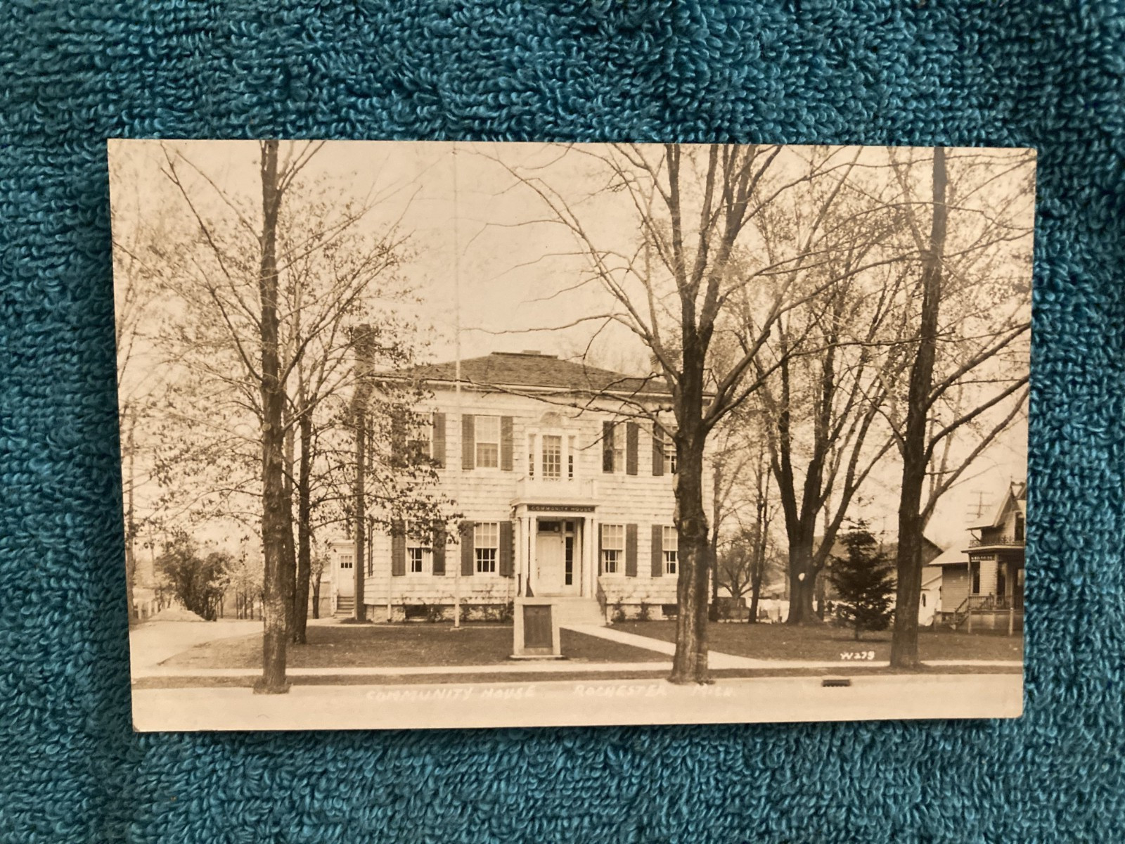 RPPC Rochester Michigan Community House Photo Unposted c1940