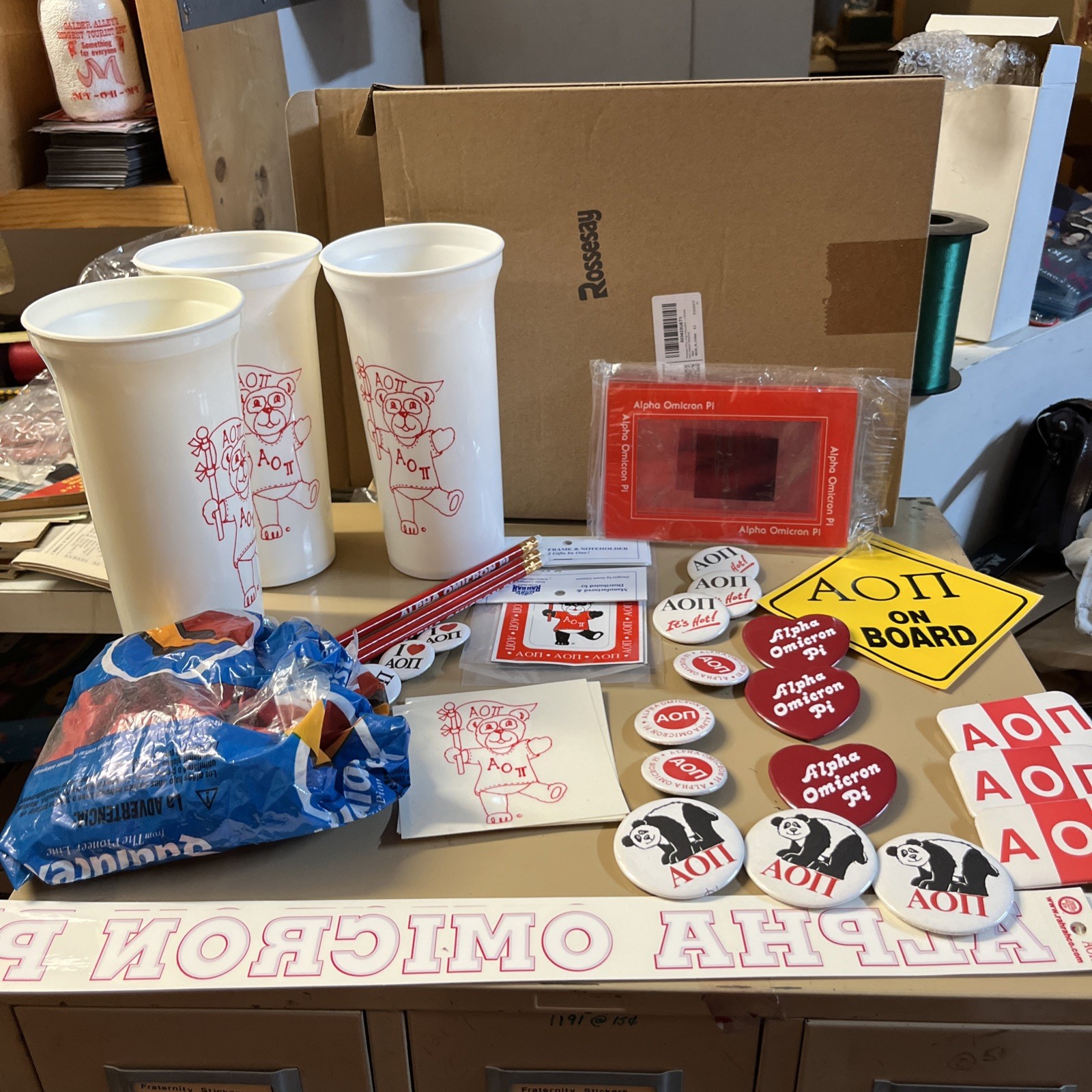 Huge Inventory Liquidation Sale Alpha Omicron Pi  