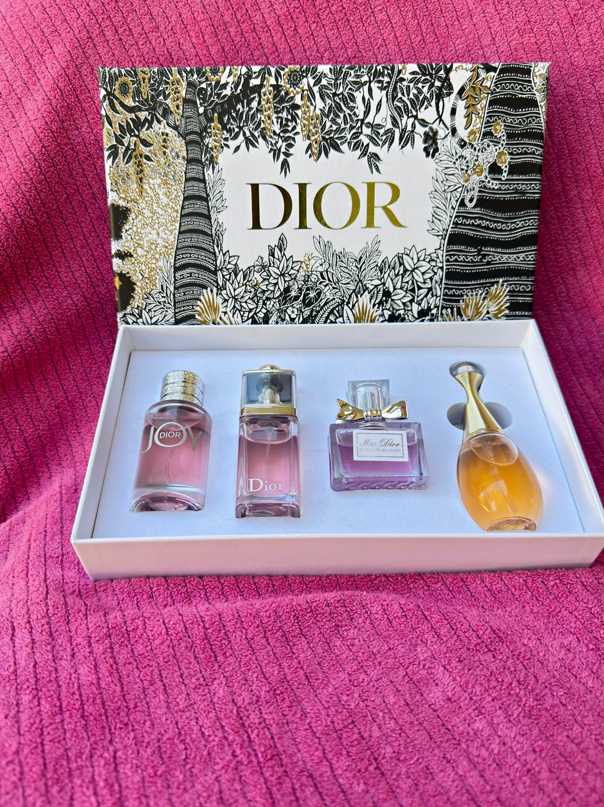 Dior Fragrance Miniature Gift Set 4 Bottles Assorted, JOY & Miss Dior Blooming