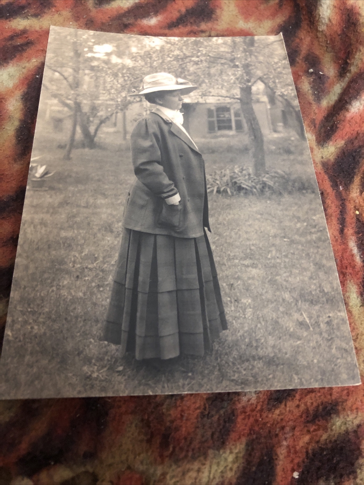 Photo  Print of Author Eleanor Hallowed Abbott Antique Black And White