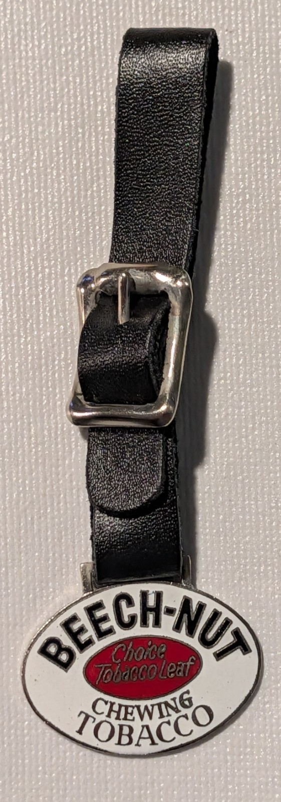 Vintage Beech-Nut Chewing Tobacco Watch Fob & Strap – #122