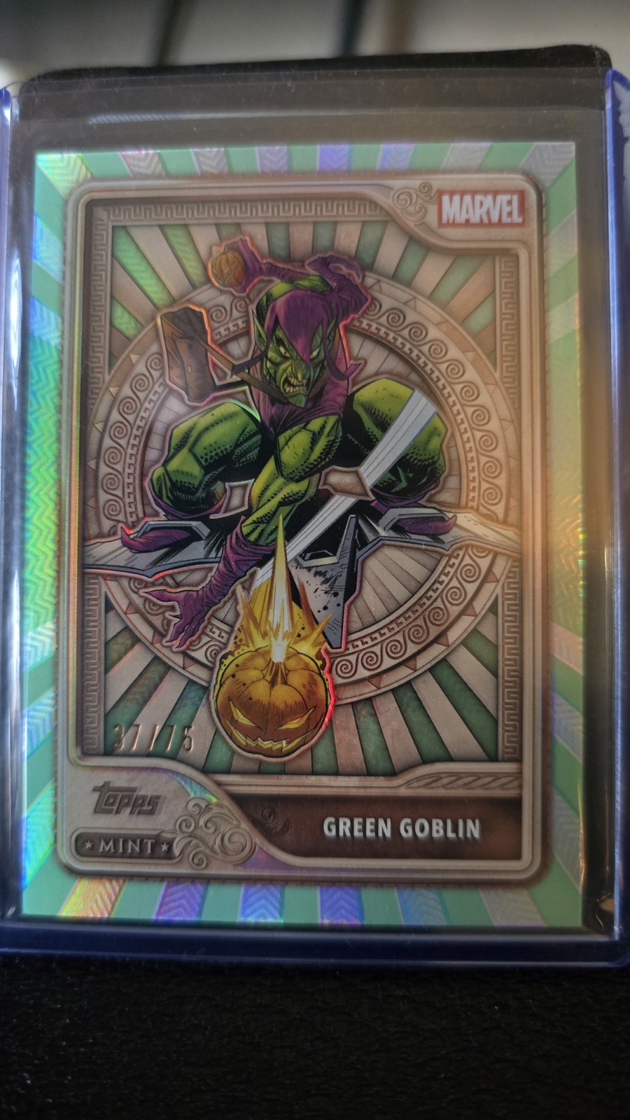 Topps Mint Marvel Bronze Green Goblin 37/75