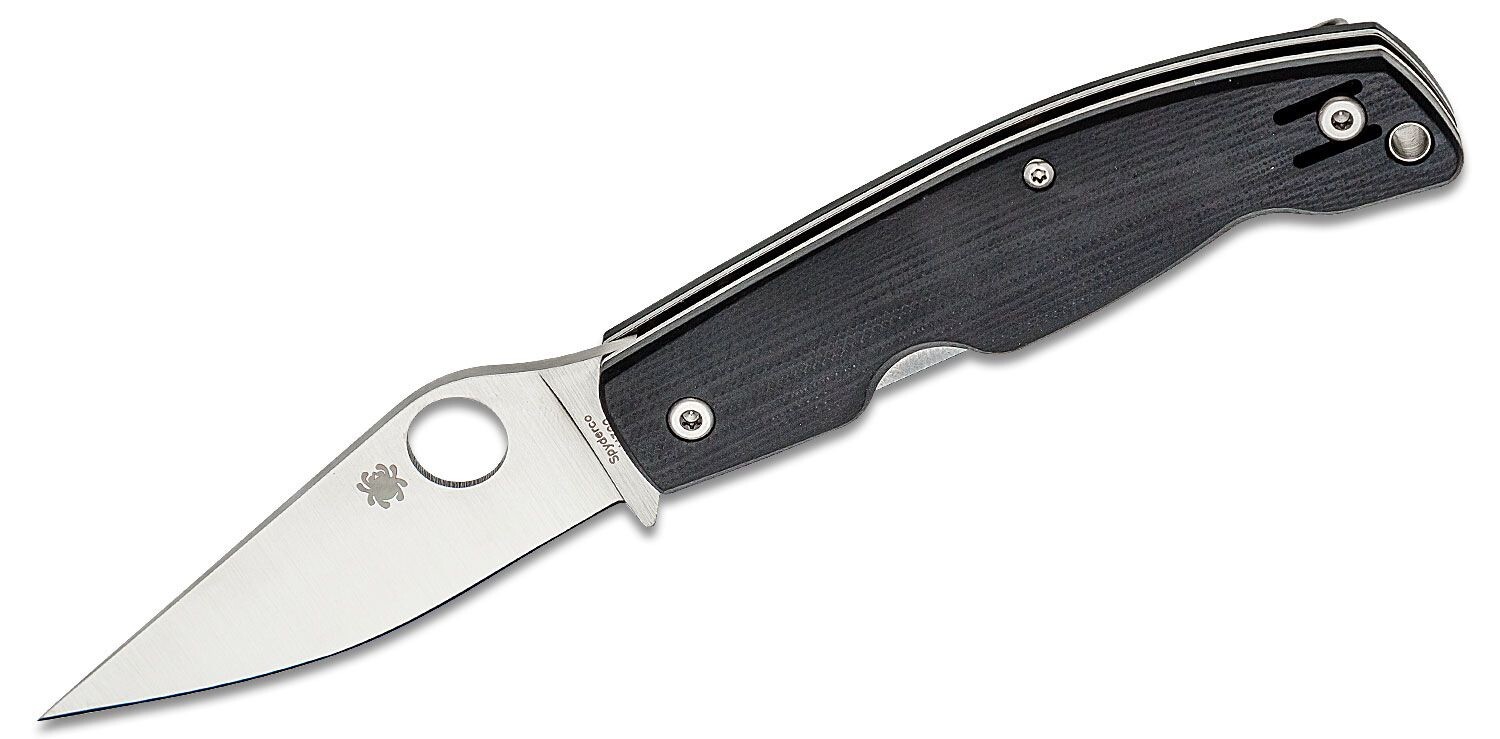 Spyderco Pattadese *DISCONTINUED* - Contoured Black G10 - Satin Bohler M390 Spyderco Pattadese *DISCONTINUED* - Contoured Black G10 - Satin Bohler M390