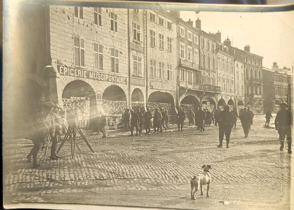 Epicerie Mussipontaine PONT a MOUSSON Official French Army WWI Photo Epicerie Mussipontaine PONT a MOUSSON Official French Army WWI Photo