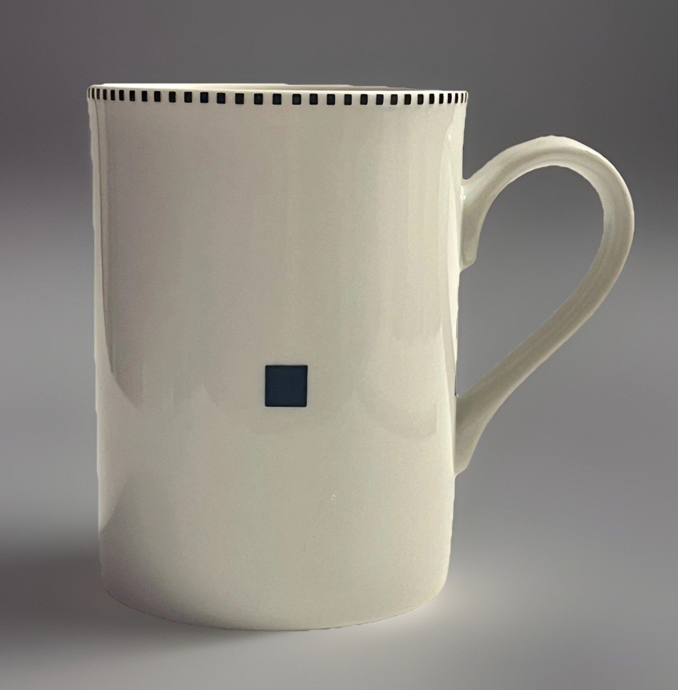 Vintage Swid Powell Gwathmey Siegel Tuxedo Mug Porcelain 1994–1998 Postmodern