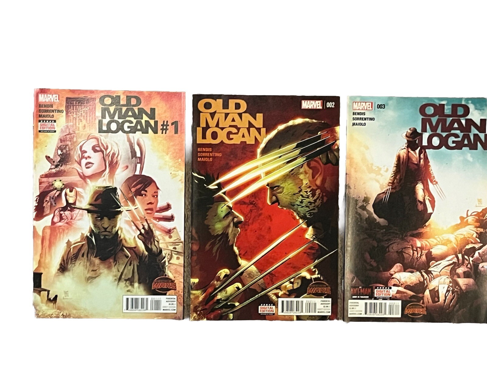 Old Man Logan (2015) #1, 2, 3, excellent condition Limited Old Man Logan (2015) #1, 2, 3, excellent condition Limited