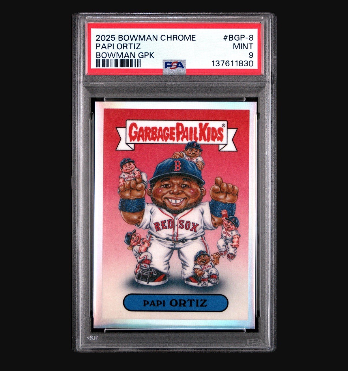 Bowman 2025 Bowman Chrome Garbage Pail Kids Papi Ortiz BGP-8 PSA 9