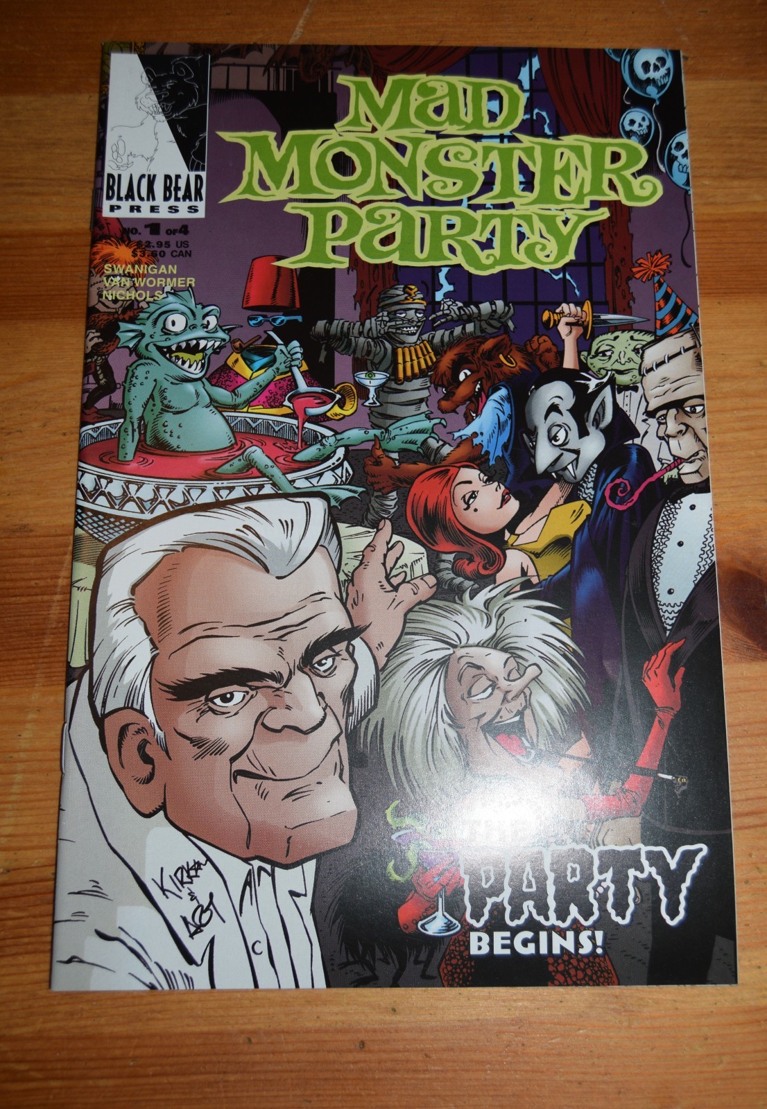 Mad Monster Party #1 Comic Black Bear Press 1999 Boris Karloff Movie Tie-In Rare