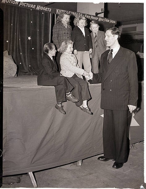 New York Johann Petursson eight feet eight inch giant from Iceland- Old Photo