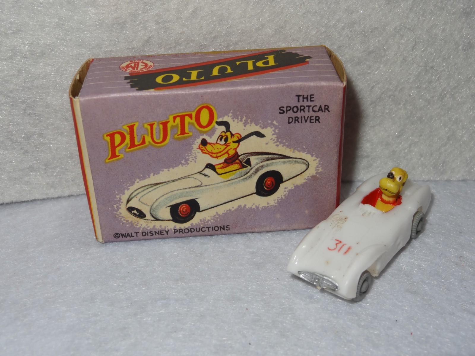 Vintage Disney Pluto Box & Car Vintage Disney Pluto Box & Car