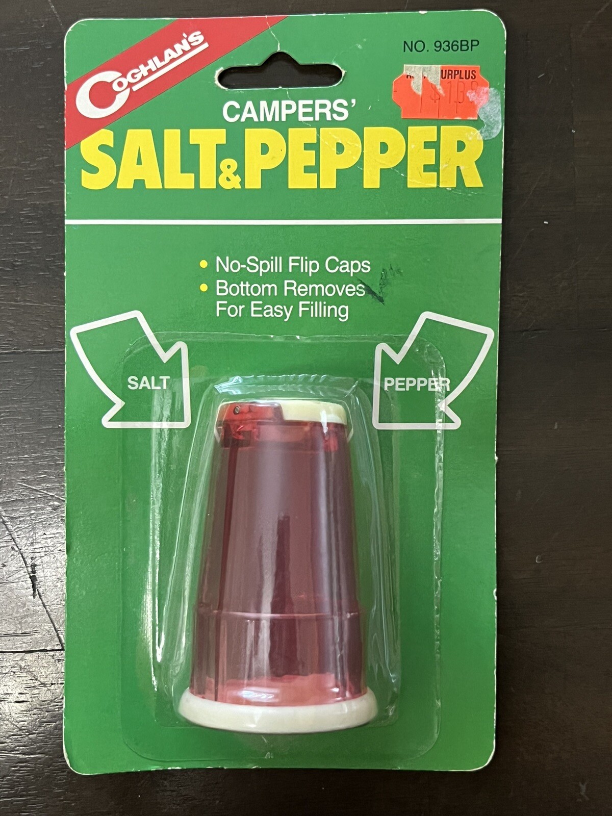 Vintage Coghlan\'s 936 BP Campers Salt & Pepper Shaker