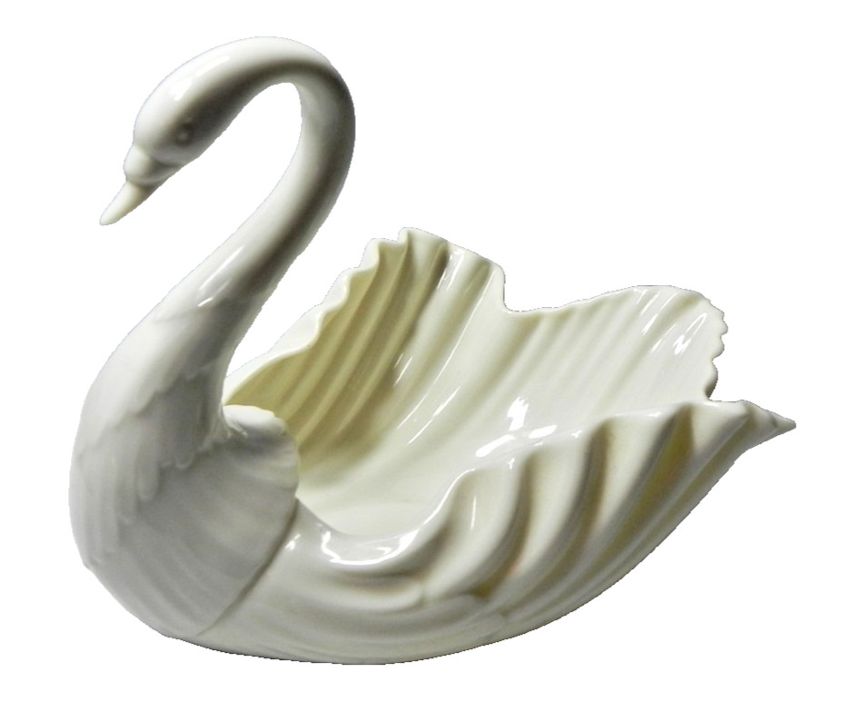 Vintage 1930's - 1950's Lenox Translucent ivory fine porcelain Centerpiece Bowl