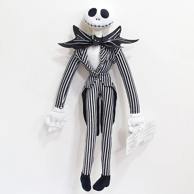 1pc 19.6in Jack Skellington Plush Doll Nightmare Before Christmas Kids Toy Gift