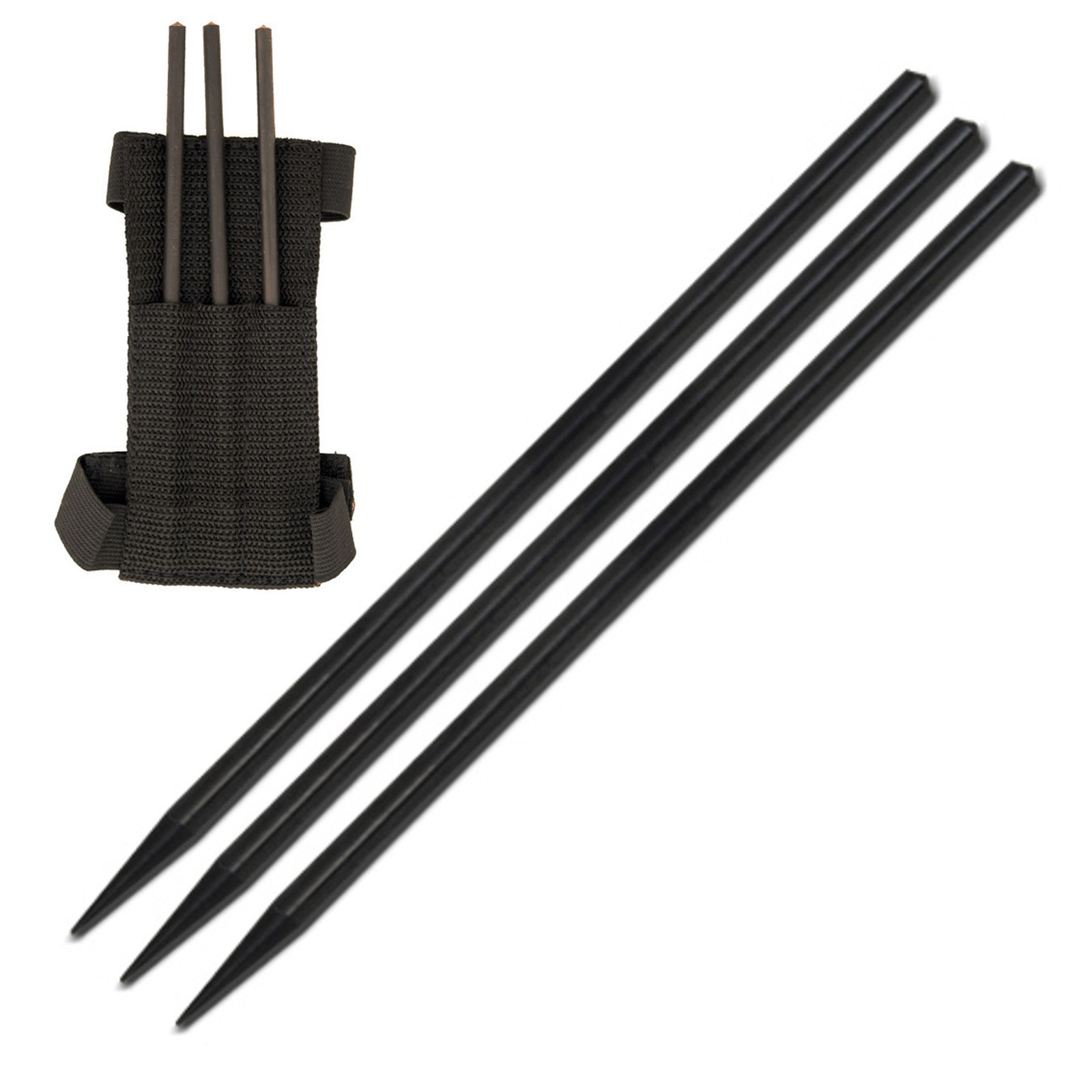 Assassin Spikes Throwing Set - 3 PC Stainless Steel Darts with Arm Sheath