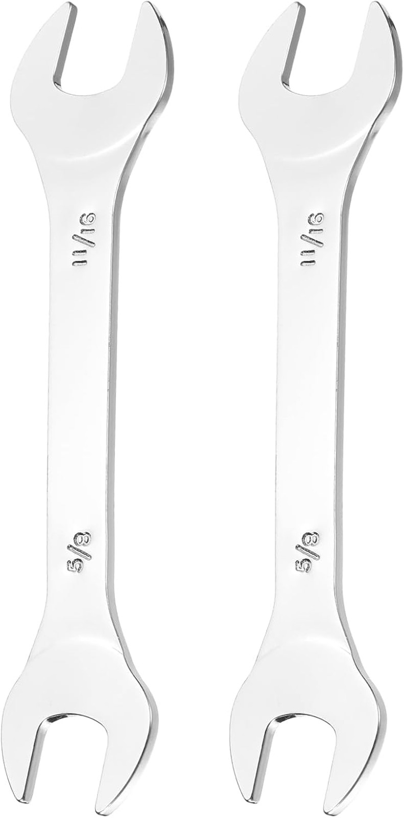 Open End Wrenches SAE 5/8 inch 11/16 inch Slim Wrench for Tight Spaces Repair Open End Wrenches SAE 5/8 inch 11/16 inch Slim Wrench for Tight Spaces Repair