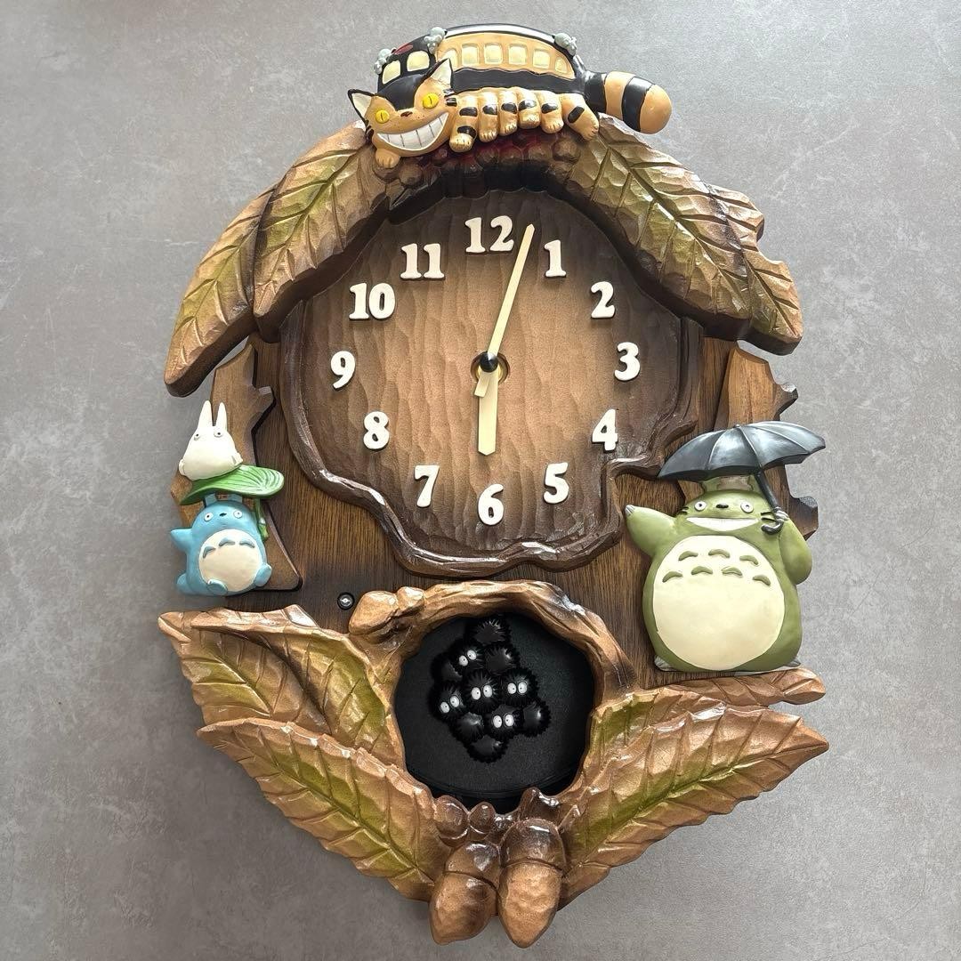 Vintage Studio Ghibli My Neighbor Totoro Wall Clock M837 Rhythm