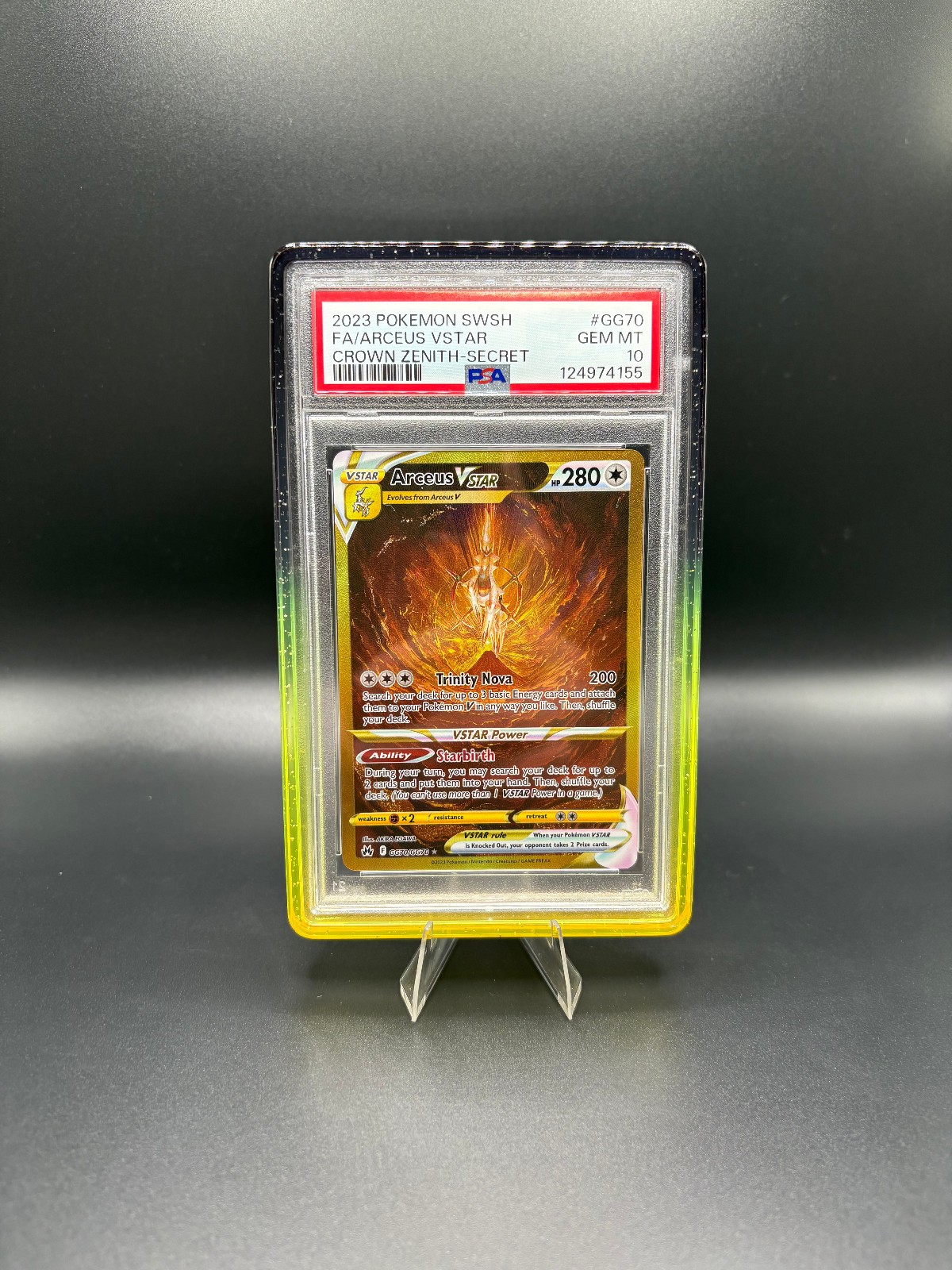 PSA Graded Slab Guard/ Slab Shield with TPU PC Protector Stackable Guard