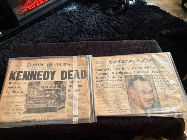 11 Old Newspapers John F Kennedy Assanation, Robert Kennedy Assination and more 11 Old Newspapers John F Kennedy Assanation, Robert Kennedy Assination and more