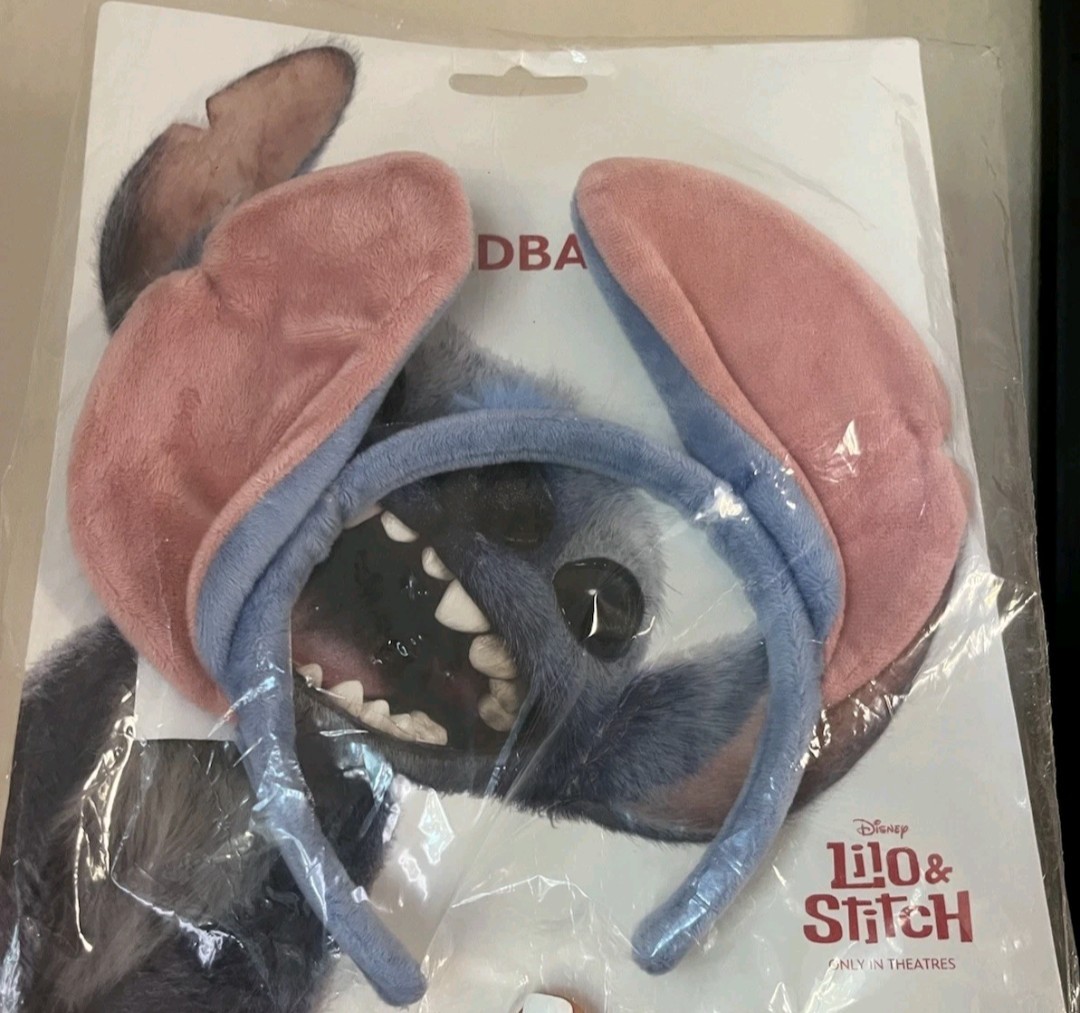 Lilo & Stitch 2025 Movie Stitch Ears Headband New Sealed AMC Exclusive Disney 
