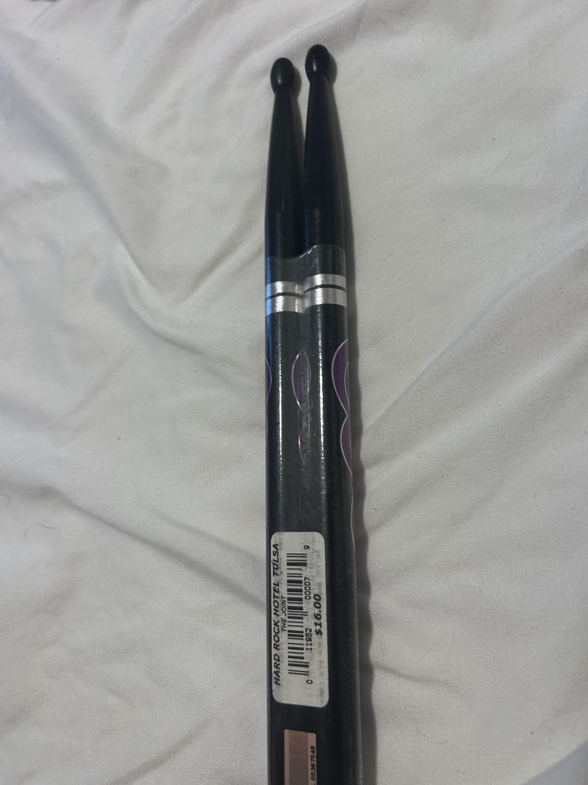 Hard Rock Cafe Collectible Graphic Drumsticks HARD ROCK HOTEL TULSA (Unopened)