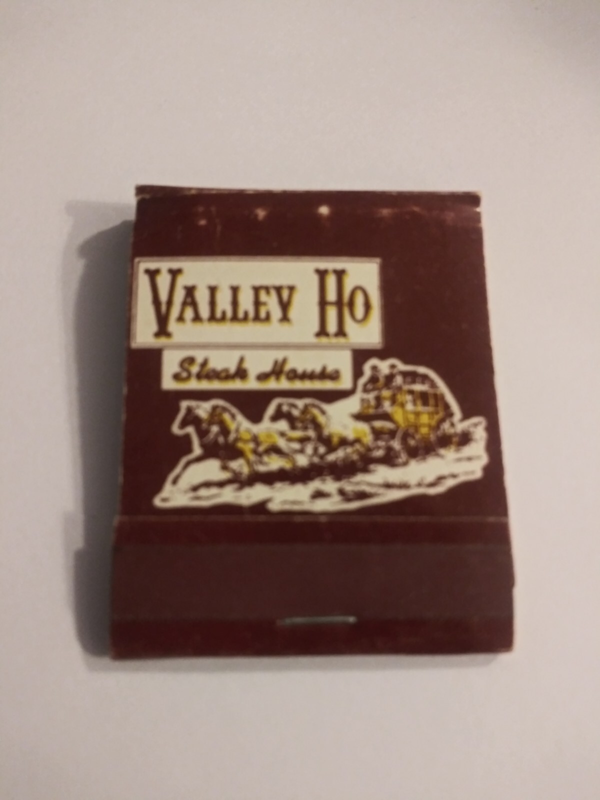 Vintage Matches From Valley Ho Steak House Morongo Valley California