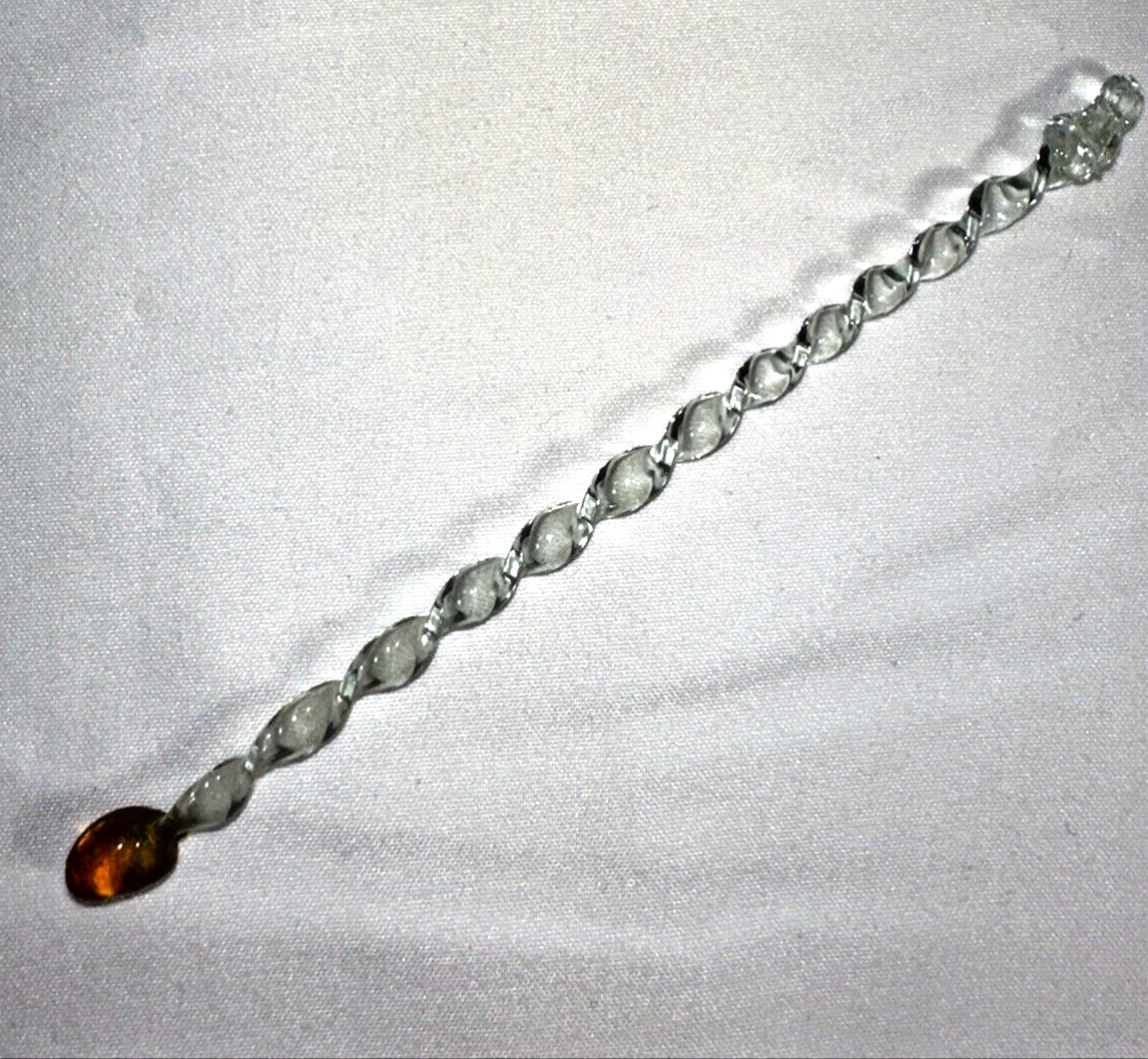 RARE Antique Clear Crystal Prisms Chandelier Lamp Parts Suncatcher 5