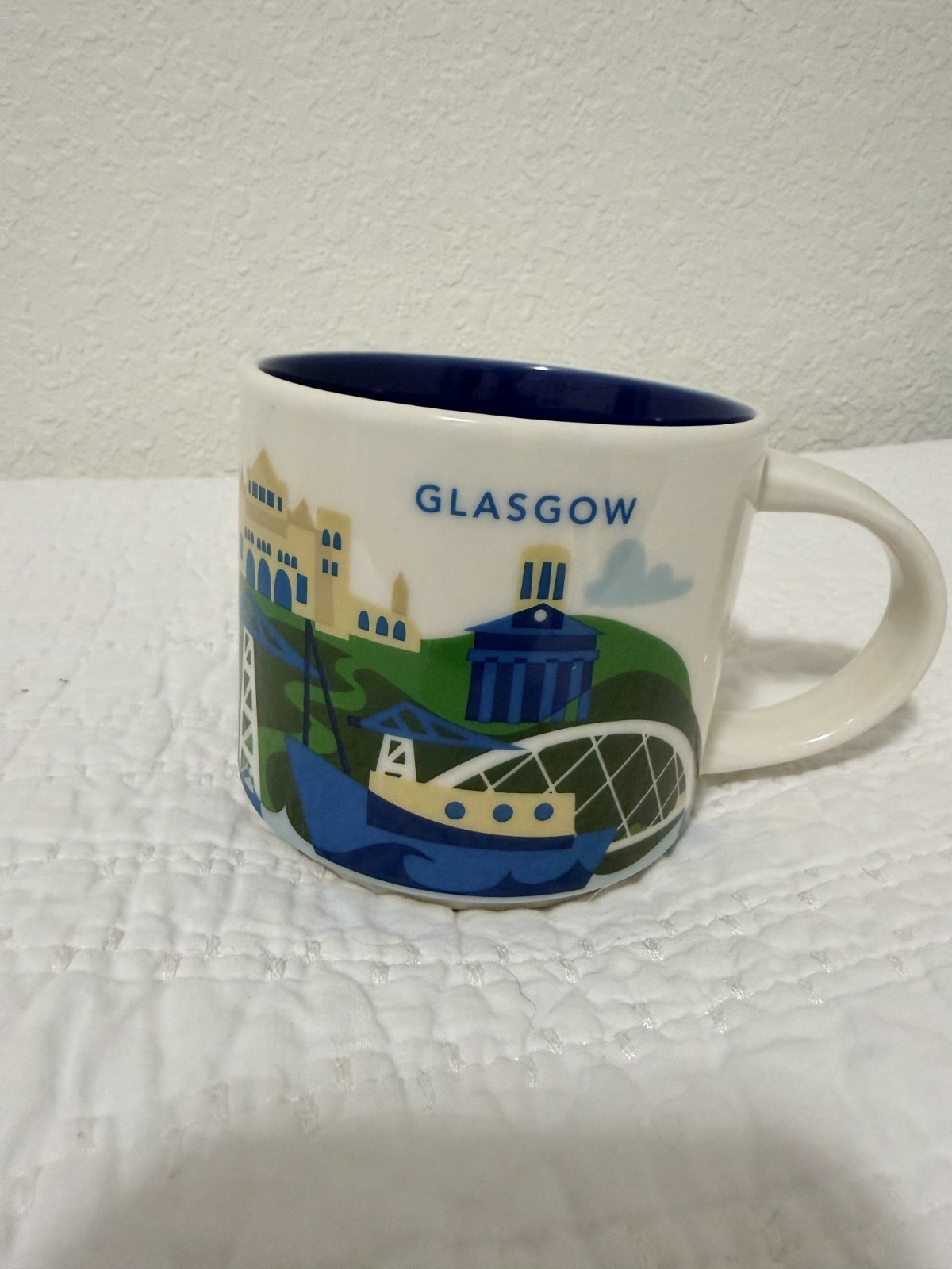 NEW Starbucks You Are Here Glasgow Scotland Mug Cup 14 fl. oz.