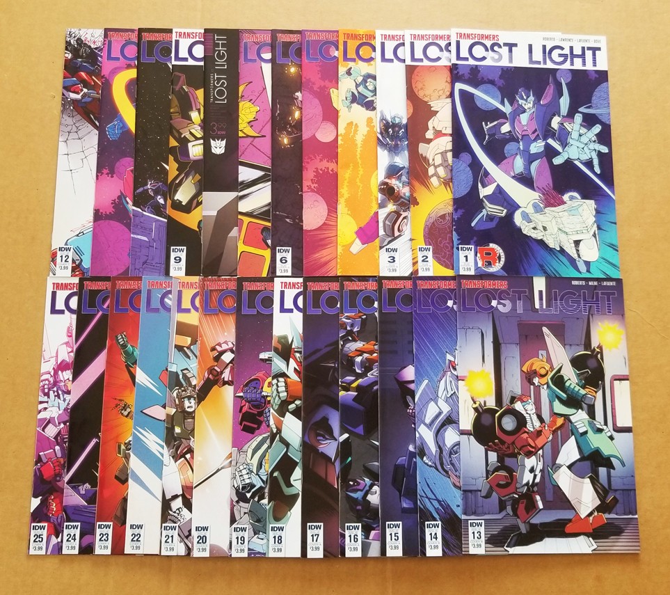 TRANSFORMERS LOST LIGHT COMPLETE 2016 - 2018 IDW VF+/NM LOT SET SERIES # 1 - 25