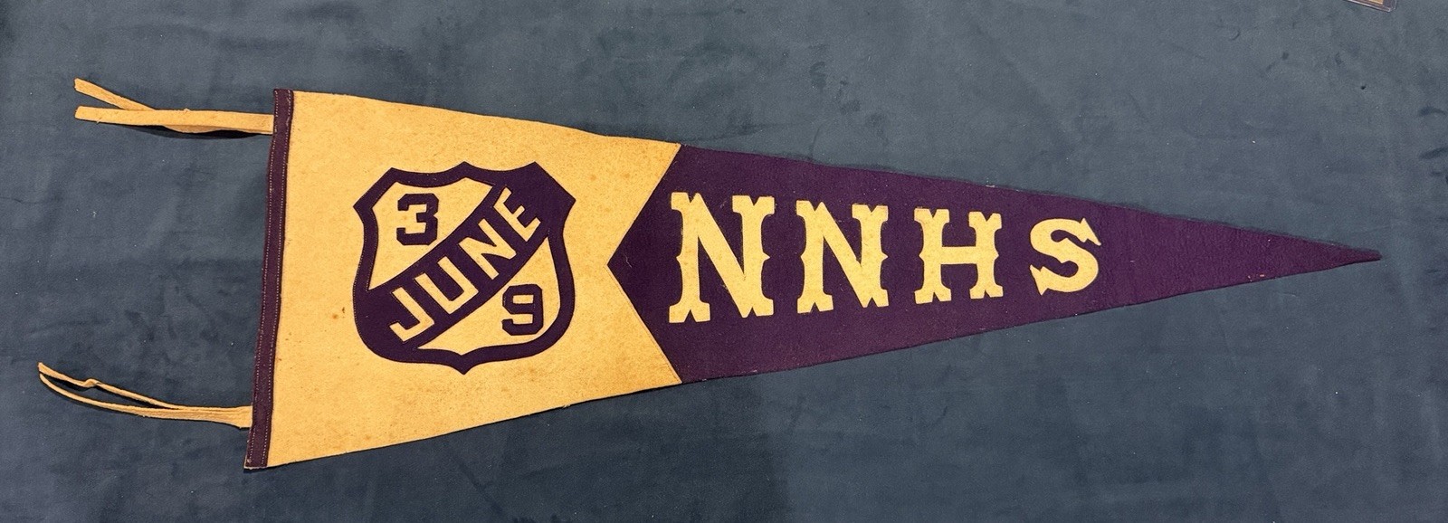 Vintage 1939 Newport News High School? 32 Inch Pennant NNHS