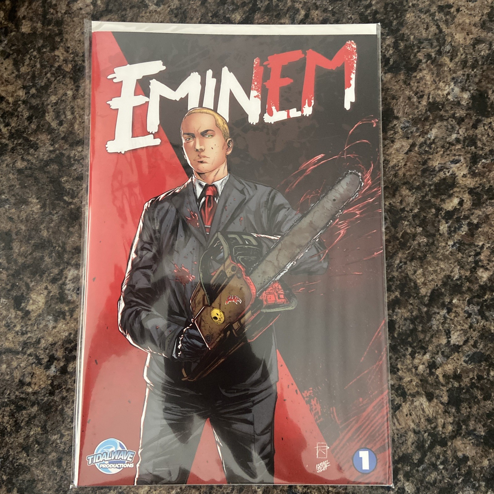 Orbit Eminem #1 Chainsaw Tidalwave Red Trade Variant Nm+